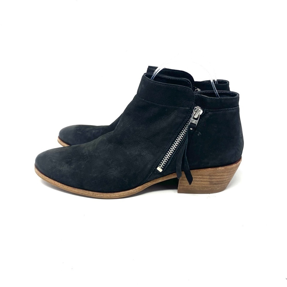 Sam Edelman Black Suede Ankle Boots • Coastal Cowgirl • Model Off Duty •Size 8.5